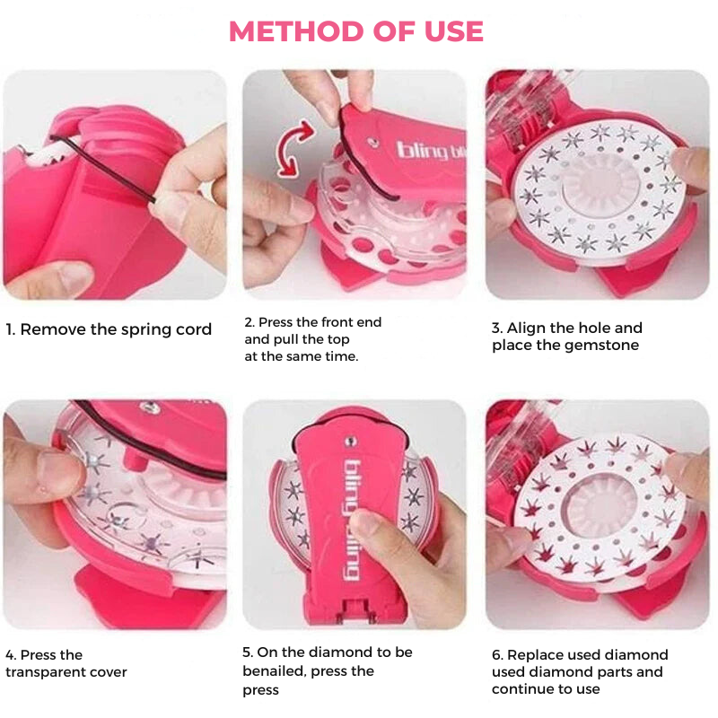 Graffettatrice Blinger Gem: Decora i tuoi accessori con brillantezza