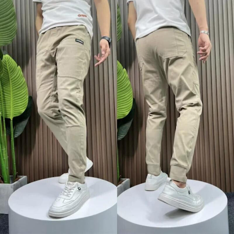 Comfortable cargo pants with large storage capacity 